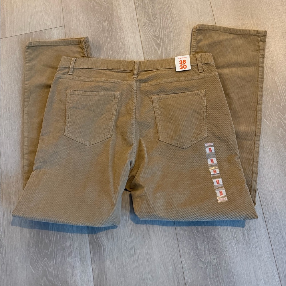 Mens BRAND NEW WITH TAGS - stylish ribbed corduroy jeans 5 pocket design Joe